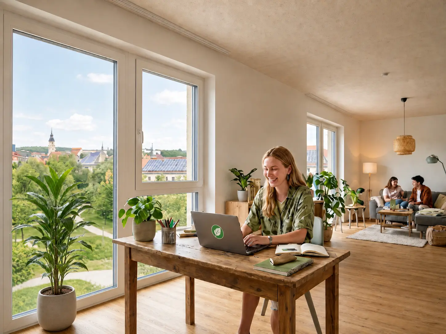 Wohnung mit Arbeitsplatz